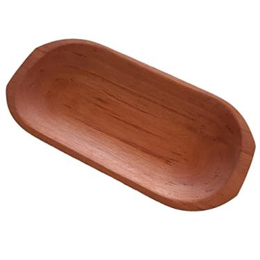 Imagem de Gamela Madeira Artesanal Rustica Petisco Carnes Queijos Decoração