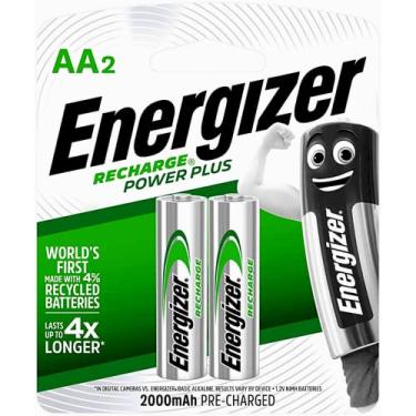 Imagem de Pilha Aa2 Recarregável 1500mah 1.2v Controle Video Game Gps Energizer Recharge