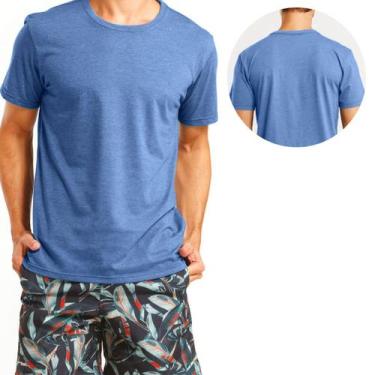 Imagem de Camiseta Masculina Lisa Algodão Orgânico Gola Redonda - Mash