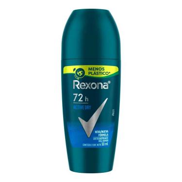 Imagem de Desodorante Roll-On Rexona Men Active Dry Masculino com 50ml 50ml