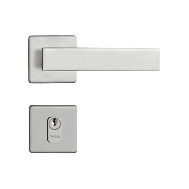 Imagem de Fechadura Externa Roseta Quadrada 583-55 Banheiro Retro Pado