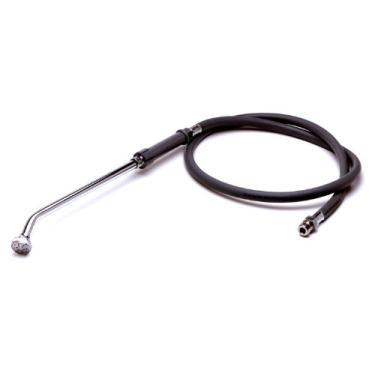 Imagem de T&S Brass B-0690 Conjunto de pulverização Bedpan, válvula de pulverização autofechada com saída de pulverização estendida, mangueira de PVC de 5 metros