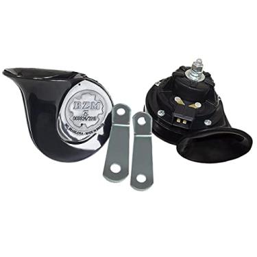 Imagem de Buzinas Eletromagnética dupla 410Hz L e 490Hz H 12V. Conector JPT - B48 BZM