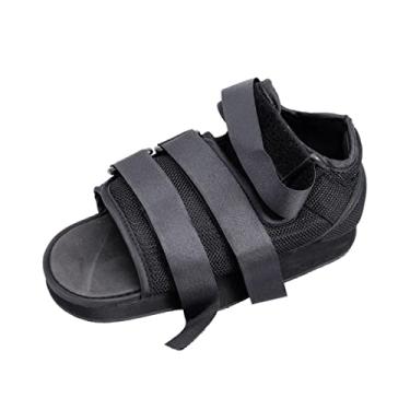 Imagem de ULTECHNOVO cinta de bota walker bota médica de rolamento sapato fundido sapatos com ponta de pé sapatos fixos para os pés médico sapatos de recuperação andador sapatos de gesso