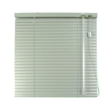 Imagem de Persiana Horizontal 25Mm Alumínio Crisdan Sem Furos Aparente Largura 2,00 X 2,20 Altura Cinza