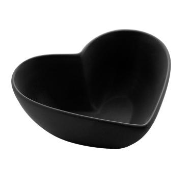 Imagem de Bowl em cerâmica Lyor Heart 14x13x5cm preto