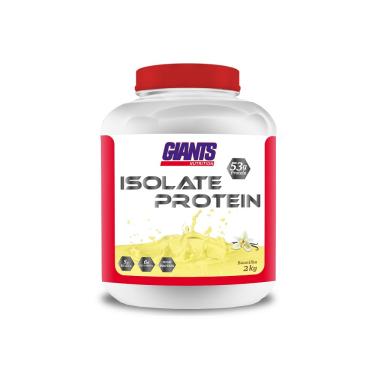Imagem de Isolate Protein 2kg Bcaa Glutamina Whey 53g Protein Giants Nutrition