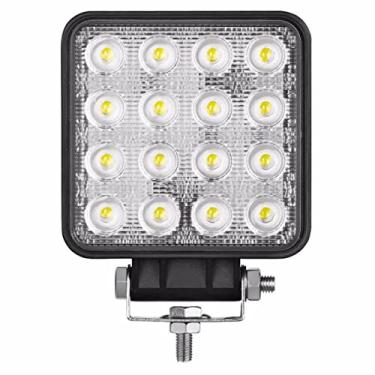 Imagem de Farol Auxiliar Headlight Quadrado 48W 16 Leds JR8 - FG01-48W