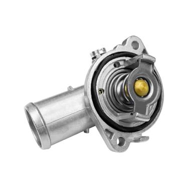 Imagem de QAGGUM Conjunto de carcaça de termostato de refrigeração de motor de alumínio adequado para Chrysler Dodge Jeep VW Ram C/V ProMaster 1500 2500 3500 200 Town & Country Journey Cherokee Routan