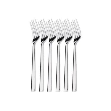 Imagem de Kit 6 Garfos de Mesa Hercules Mykonos Aço Inox 4000-002