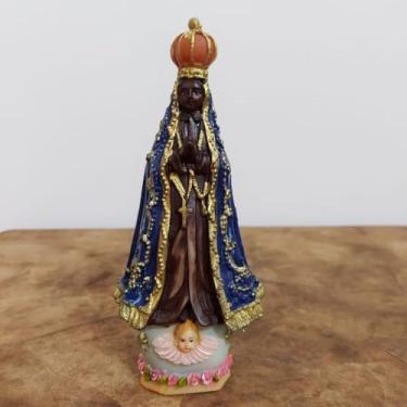 Imagem de Imagem de Nossa Senhora Aparecida em Resina - 15 cm