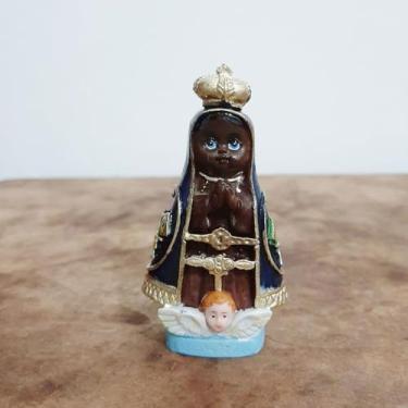 Imagem de Imagem Infantil de Nossa Senhora Aparecida em Resina - 8 cm