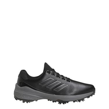 Imagem de adidas Tênis de golfe masculino ZG23, Core Black/Dark Silver Metallic/Silver Metallic, 40