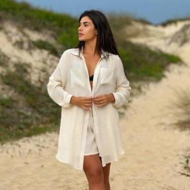 Imagem de SAÍDA DE PRAIA CAMISÃO E SHORT VERÃO-Feminino