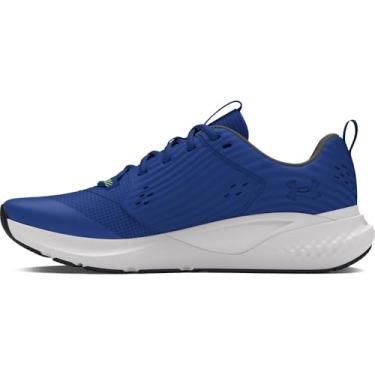 Imagem de Under Armour Tênis masculino Charged Commit 4 Cross, (400) Tech Blue/Distant Gray/Morph Green, 12