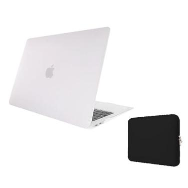 Imagem de Kit Case Para Macbook NEW AIR 13.6 A2681 A3113 CHIP M2 M3 Fabricação a partir de 2022 + Capa Neoprene (Transparente Fosco)