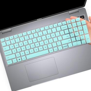 Imagem de Capa de teclado para laptop Dell Latitude 3540 5520 5521 5530 5531 5540 5550 e Precision 3590 3591 3580 3581 3560 3570 3561 3571, Dell Latitude 39.6 cm Teclado Skin-Hotblue