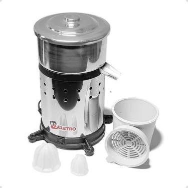 Imagem de Extrator De Suco Inox Médio Espremedor Laranja Profissiona - Kd Eletro