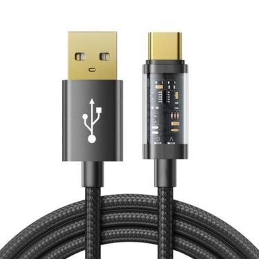 Imagem de Cabo Carregador Ultra Rápido Usb C 100W 1,2m Preto Joyroom