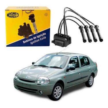 Imagem de Bobina De Ignição Marelli Clio Sedan 1.0 16v 2000 A 2002 - Magneti Mar