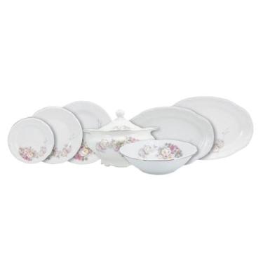 Imagem de Aparelho de Jantar Porcelana Schmidt 41 peças - Dec. Vitoria 0397, 039