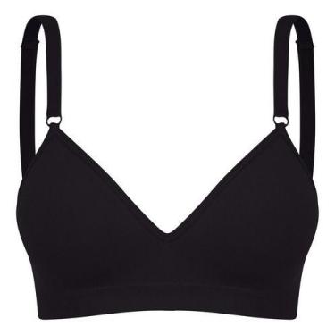 Imagem de Sutiã Microfibra com Bojo Trifil Daily sem Costura, Preto, EG