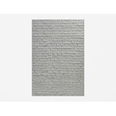 Imagem de Painel De Festa Vertical 1,50 x 2,20 - Efeito Tijolinhos Branco Realis