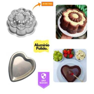 Imagem de Kit De 1 Forma Coração Ballerine + 1 Forma Margarida Ballerine Para Bo