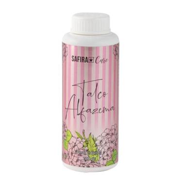 Imagem de Talco Corporal Perfumado Em Pó 100g Alfazema Safira - SAFIRA COSMÈTICO