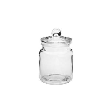 Imagem de Porta Mantimento de Vidro c/Vedação de Silicone 750ml/Pote Hermético -