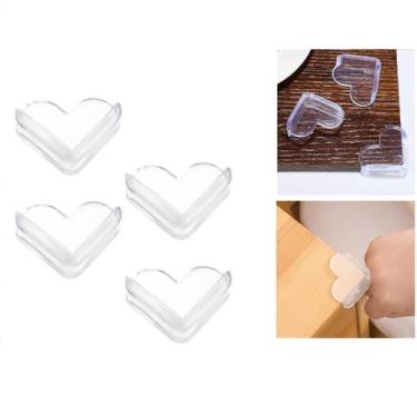 Imagem de Kit 12 Protetores De Quina Canto Para Mesa Cama Em Silicone - Saz