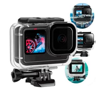 Imagem de Case Gopro 9 10 11 12 Caixa Estanque Protetora 60m Prova D'água - DGM