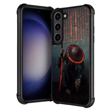Imagem de Capa compatível com Samsung Galaxy S23, estampa Samurai Galaxy S23 para meninos e homens, design de amortecedor de TPU macio antiarranhões à prova de choque de 6,1 polegadas