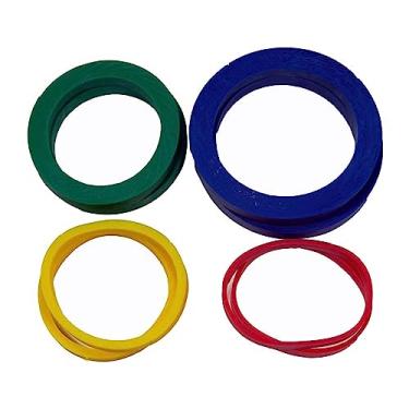 Imagem de Regency Wraps Evendough Bands, anéis de rolo de massa para enrolar massa com espessura precisa para pizza, tortas, pastelaria, macarrão, conjunto de 4 tamanhos, pacote com 2