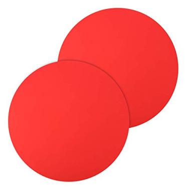 Imagem de Micro-ondas de silicone de 30,48 cm, multitapete antiaderente, resistente ao calor, tapete de micro-ondas, 2 unidades, Vermelho