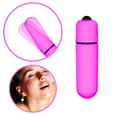 Imagem de Vibrador Power Bullet Mini Estimulador de Clitóris Rosa - Sexy Import