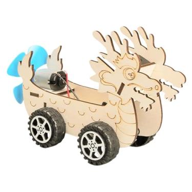 Imagem de predolo Conjunto de experimentos científicos de barco dragão, carro de energia eólica, conjunto de material diy, brinquedo educacional de inteligência para