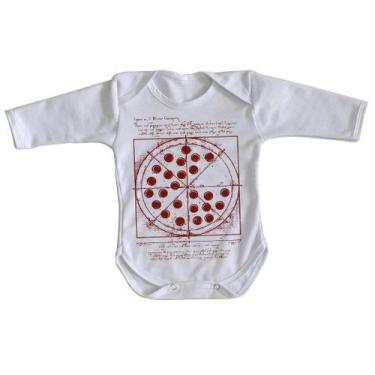 Imagem de body nenê criança roupa bebê manga longa Peter Parker Pizza - Empório 