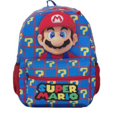 Imagem de Mochila Infantil Super Mario Desenho Juvenil Alça Costas - TOYS 2U