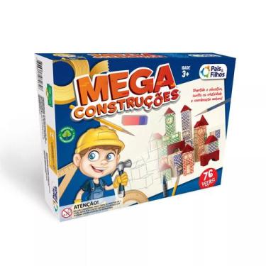 Imagem de Mega construcoes 76 peças blocos de montar pais & filhos