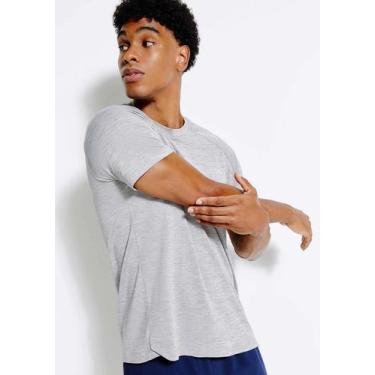 Imagem de Camiseta Esportiva Masculina Texturizada - Hering, G, Cinza