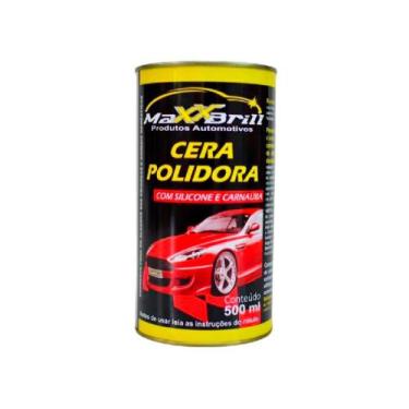 Imagem de Cera polidora c/ silicone e carnaúba 500ml maxxbrill - 000313