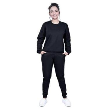 Imagem de Conjunto Techmalhas Moletom Careca Blusa E Calça Inverno Feminino-Feminino