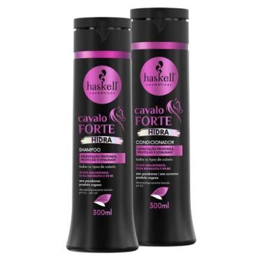 Imagem de Kit Haskell Cavalo Forte Hidra Duo 300ml