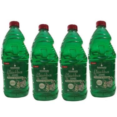 Imagem de 4 Limpador Perfumado Multiuso 2 Litros Frescor Natureza Cheirinho Desi