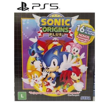 Imagem de Sonic Origins Plus PS 5 Mídia Física Novo Lacrado Edição Especial - So