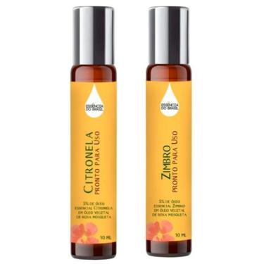 Imagem de Óleos Essenciais Prontos Citronela e Zimbro Roll On 10ml - Essência do