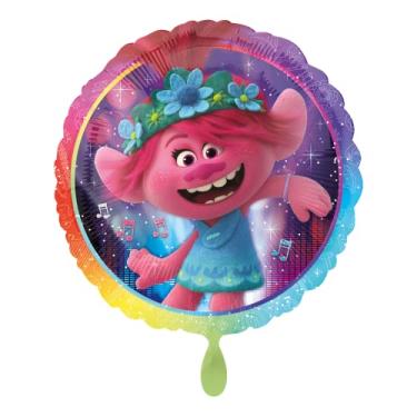Imagem de Mayflower Balão de alumínio Anagrama Trolls World Tour 43 cm, multicolorido