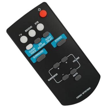 Imagem de Controle remoto de substituição FSR60 WY57800 aplicável para Yamaha Soundbar ATS-1010 YAS-101 YAS-101BL YAS-CU201 ATS1010 YAS101 YAS101BL YFSR60 FSR62 ZC940