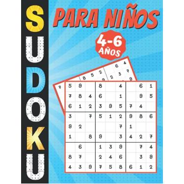 Imagem de Sudoku para Niños 4-6 Años: juegos para jugar en familia, 200 cuadrículas tres niveles con instrucciones y soluciones, Regalo niño y niña